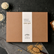 강화섬쌀 볼음도 찹쌀 선물세트 (진공포장 3개입, 쇼핑백 포함) 30세트 이상